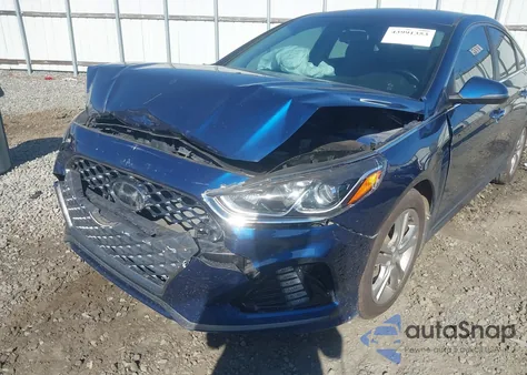 2019 Hyundai Sonata Sel z USA, uszkodzony, nr VIN 5NPE34AF4KH813807